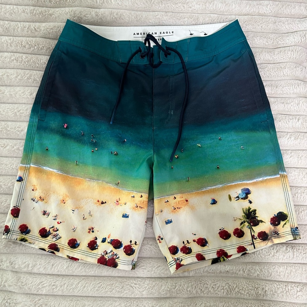 American Eagle XS Beach Swim Shorts